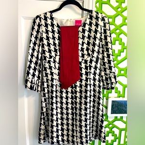 Laroque houndstooth dress